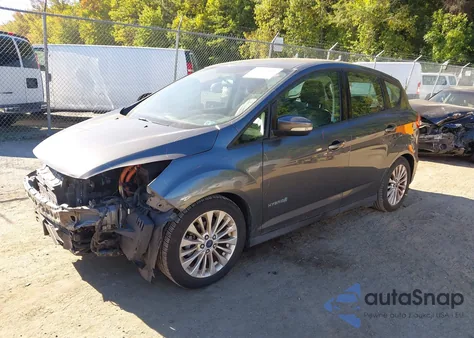 2017 Ford C-Max Hybrid Se from USA, damaged, VIN 1FADP5AU3HL104428